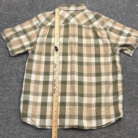 The North Face Shirt Men's Large Multicolor Plaid 100% Cotton Pockets Button-Up - Picture 7 of 10